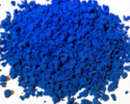 Премиум-крошка фракции 2-3 мм цвета синий электрик (018)