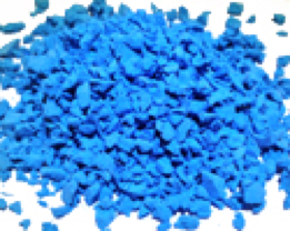 Премиум-крошка фракции 2-3 мм небесно-голубого цвета (017)